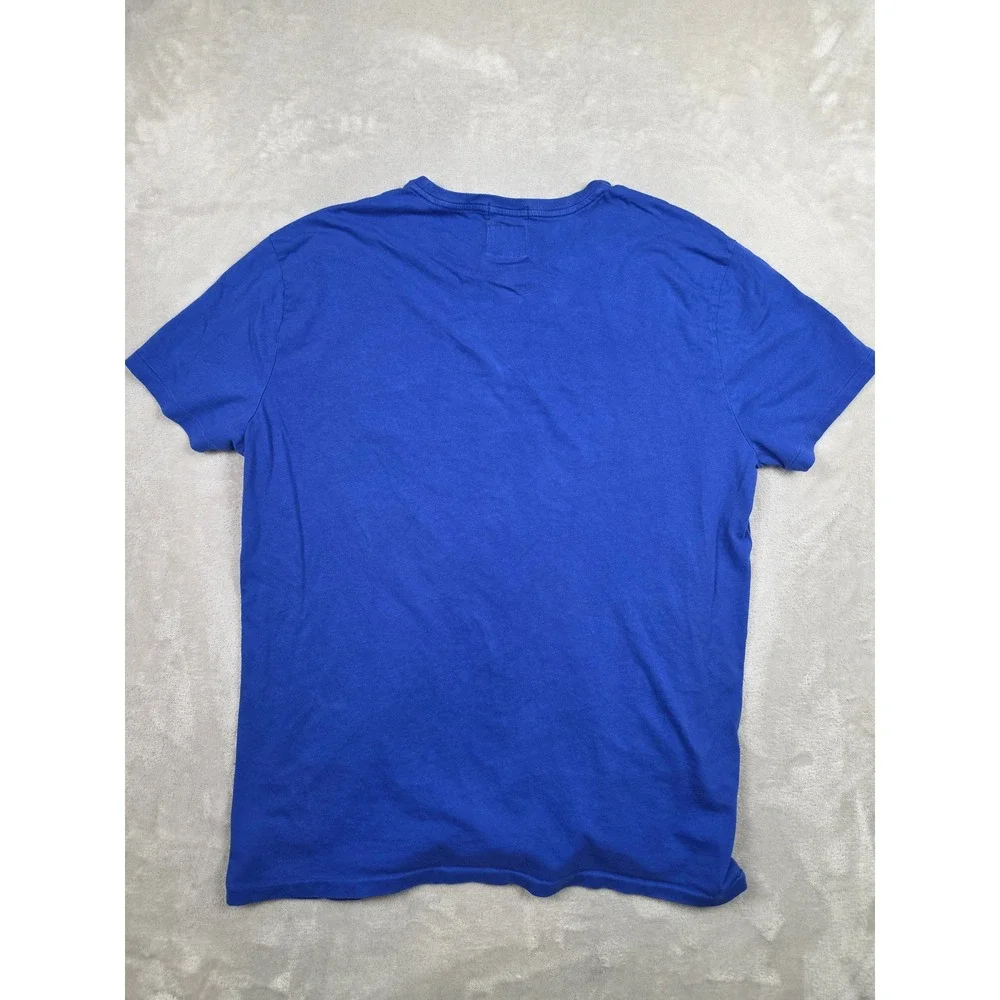 Polo Ralph Lauren Pocket T-Shirt Mens XL Blue 2020 US Olympic Team Faded